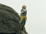 Buy Ships Figurehead on a Rock Outcropping in Norway at AllPosters.com