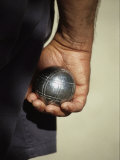 Buy Bocce Bowler Holding a Ball at AllPosters.com