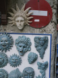 Souvenir Wall Hanging Sculptures Fill a Stall