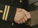 A Close View of a Handshake