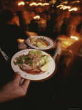Buy A Waiter Carries Plates of Food in the Dining Car of ROVos Railway at AllPosters.com