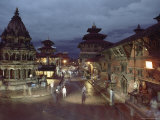 The Large Octagonal Krishna Temple and Other Temples, Durbar Square, Patan, Nepal