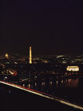 Aerial View of Washington, D.C. at Night