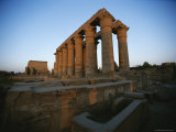 A View of the Luxor Temple Colonnade