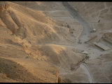 An Elevated View of a Luxor, Egypt Archeological Site