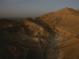 Aerial View of the Valley of the Kings, Egypt