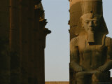 Statue of Ramses Ii in the Luxor Temple Complex