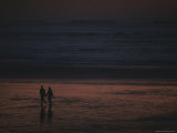 Buy A Couple Strolls Along a Beach on the Olympic Peninsula at Twilight at AllPosters.com