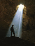 Sunlight Streams Through the 518-Foot Drop into Majlis Al Jinn