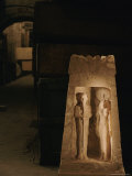 A Shrine from Marsa Matruh Holds Images of the Gods Ptah and Sekhmet
