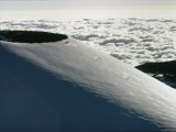 Buy Skiers Schuss Down the Broad Expanse of Mauna Kea in Hawaii at AllPosters.com