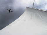 Buy A Jet Soars Above a Sailboat on the Potomac River at AllPosters.com