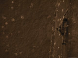 Man Climbing the Rock Formation Last Waltz