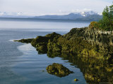 Buy Algae-Covered Rocks, Snow-Covered Mountains Around Prince Willam Sound at AllPosters.com