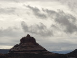 Cloud-Filled Sky over Bell Rock, a Main Energy Vortex in Sedona
