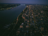 Buy Aerial View of Manhattan at Dusk at AllPosters.com