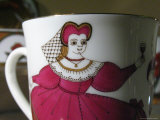 A Souvenir Tea Cup with Catherine the Great Painted on It