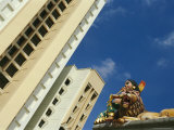 Buy Figures of Deities Decorate the Roof of Sri Veeramakaliamman Temple at AllPosters.com