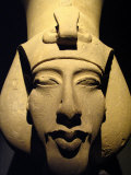 Statue of Pharaoh Akhenaten, Also Known as Amenhotep IV, Roman Museum of Antiquities