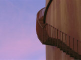 Buy Twilight View of Stairs Ascending the Side of a Building at AllPosters.com