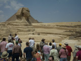 Tourists View the Great Sphinx
