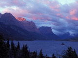 Buy Sunrise on Peaks in Glacier National Park, Montana, USA at AllPosters.com