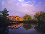 Rainbow Bridge Over Sheyenne River, Valley City, North Dakota, USA