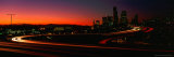 Skyline with S in Road, Seattle, Washington, USA