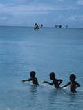 Children Swimming in the Sea, Martinique
