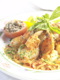 Buy Plate of Fresh Seafood on Rice at AllPosters.com