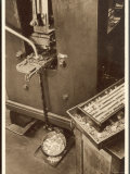 Close-Up View of a Coining Press