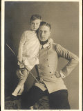 Kronprinz Wilhelm Son of Kaiser Wilhelm II with His Eldest Son Also Called Wilhelm