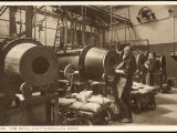 Buy The Rotary Annealing Room Where Blanks are Softened in the Red Hot Furnaces at AllPosters.com