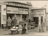 Buy The Exterior of the Shop of A.S. Walker Builder and Decorator Lond at AllPosters.com