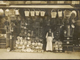 Splendid Display of Goods Outside an Ironmonger's Shop
