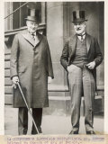 James Ramsay Macdonald British Labour Politician with Bennet of Canada at an Imperial Conference