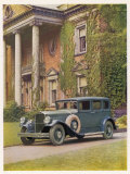 Buy Saloon Parked Outside a Stately Mansion at AllPosters.com