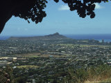 Buy View of Diamond Head from Round Top, Oahu, HI at AllPosters.com