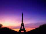 Eiffel Tower at Dusk, Paris, France