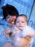 Buy Baby and Mother in Tub at AllPosters.com