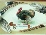 Retro Image of Thanksgiving Day Card