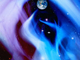Buy Illustration of Earth and Space at AllPosters.com