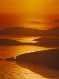 Buy Sun Setting Over Harbor, St. Thomas, VI at AllPosters.com