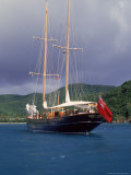 Buy Yacht at Sea Near Coast, Antigua at AllPosters.com
