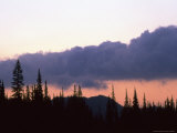 Buy Sunset, Reflection Lake, Mt. Rainier National Park, WA at AllPosters.com