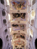 Ceiling of Church of St. Thomas, Prague, Czech Rep