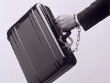 Buy Briefcase with Hand Cuffed to It at AllPosters.com