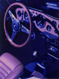 Car Dashboard, Steering Wheel, and Front Seat