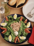 Buy Nicoise Salad and Rolls Ready to Be Served at AllPosters.com