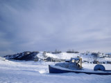 Buy Abandoned Boat on Frozen Body of Water, AK at AllPosters.com
